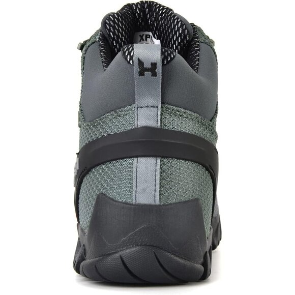 〽️Men\'s Grey Xpety Terra Mid Waterproof Rubber Sole Hiking Boots main image 4